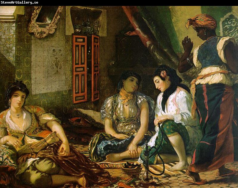 Eugene Delacroix Woman of Algiers in their Apartment